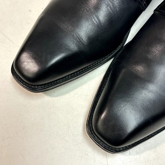 EXCELLENT John Lobb Clements Black Single Monk Made in Paris UK 9 / US 10 - Picture 7 of 13